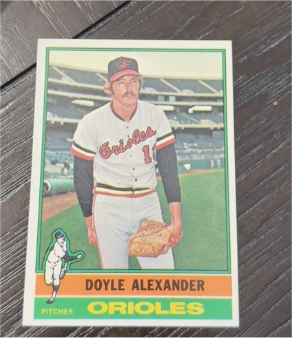 1976 Topps #638 Doyle Alexander Baltimore Orioles — front