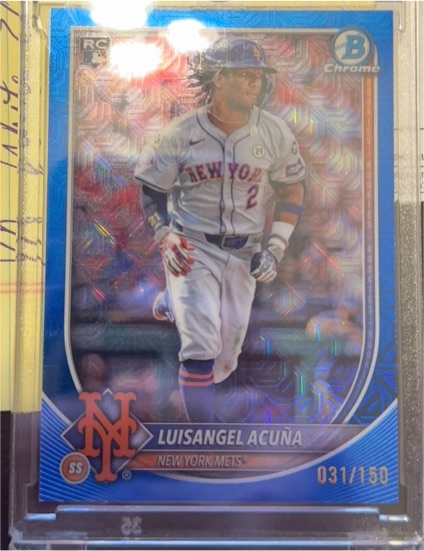 2025 Bowman Chrome #83 Luisangel Acuña — front
