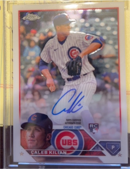 2023 Topps Chrome #RA-CK Caleb Kilian Rookie Autograph — front