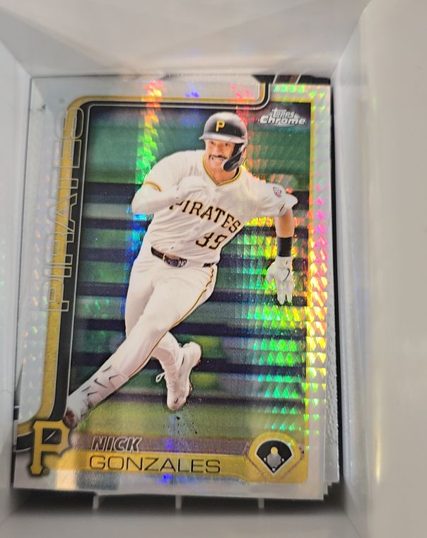 2025 Topps Chrome #222 Nick Gonzales — front