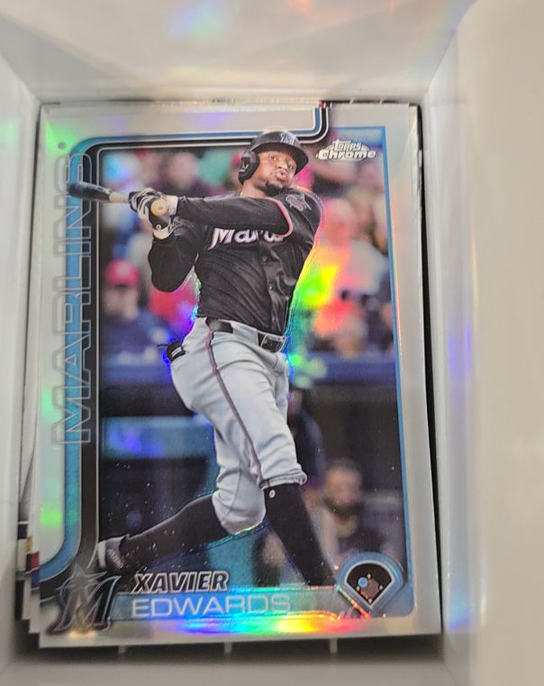 2025 Topps Chrome #115 Xavier Edwards — front
