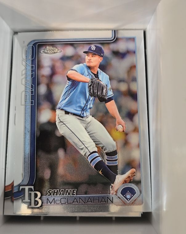 2025 Topps Chrome #2 Shane McClanahan — front