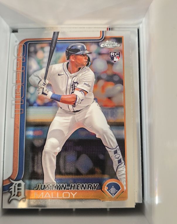 2025 Topps Chrome #224 Justyn-Henry Malloy — front