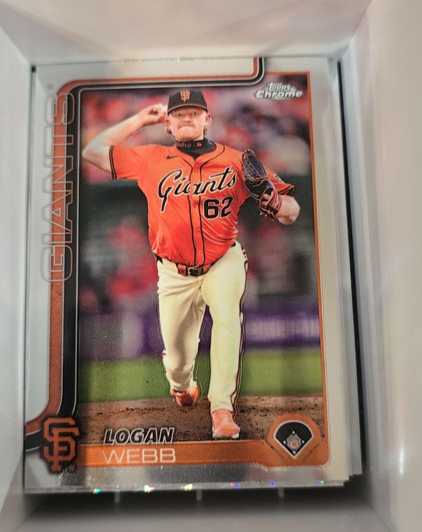 2025 Topps Chrome #296 Logan Webb — front