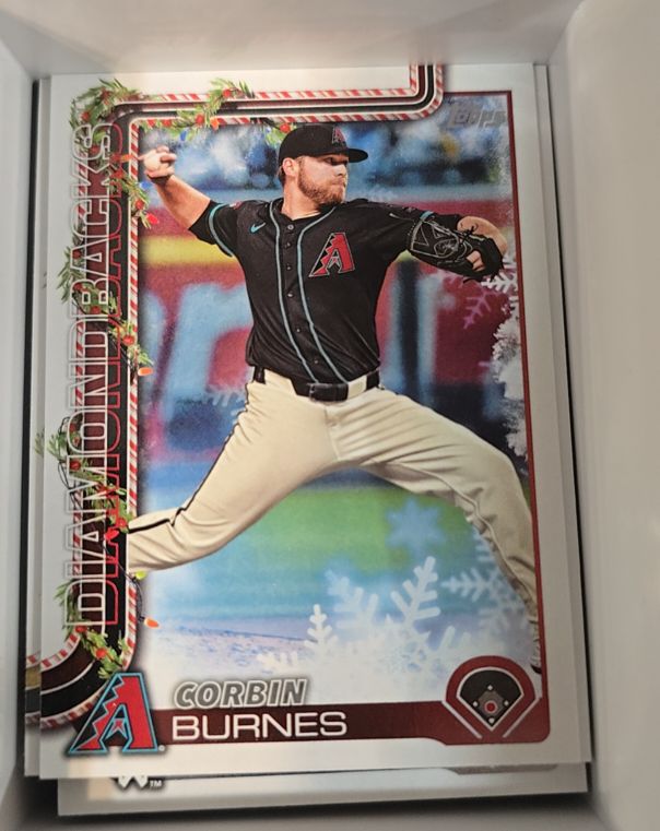 2025 Topps Holiday #H185 Corbin Burnes — front