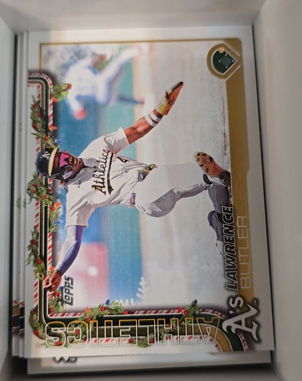 2025 Topps Holiday #H80 Lawrence Butler — front