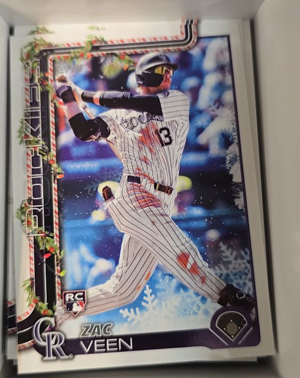 2025 Topps Holiday #H92 Zac Veen — front