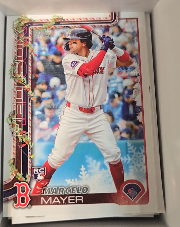2025 Topps Holiday #H35 Marcelo Mayer — front