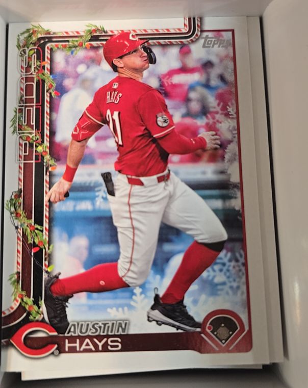 2025 Topps Holiday #H67 Austin Hays — front