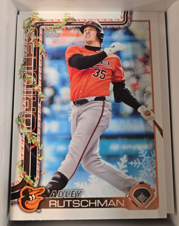 2025 Topps Holiday #H191 Adley Rutschman — front