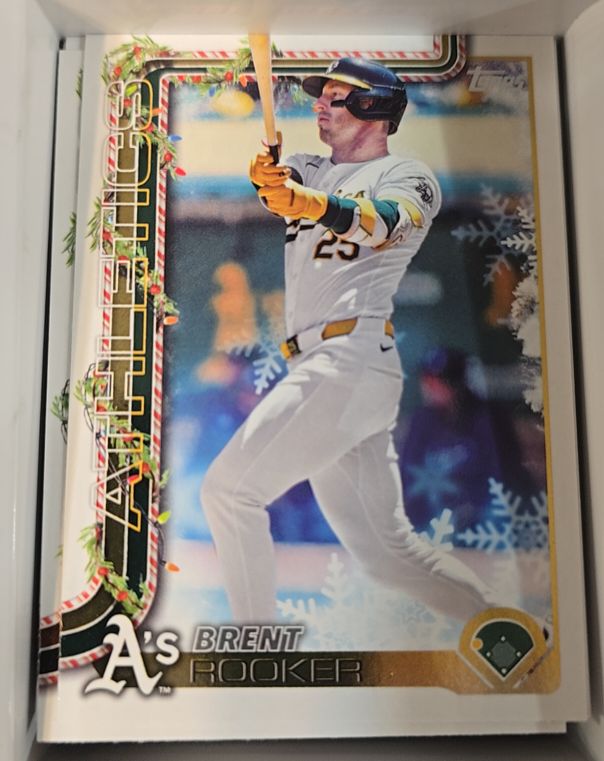 2025 Topps Holiday #H147 Brent Rooker — front