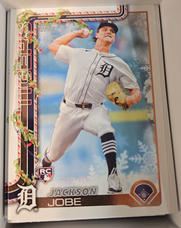 2025 Topps Holiday #H160 Jackson Jobe — front