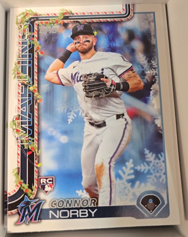 2025 Topps Holiday #H72 Connor Norby — front