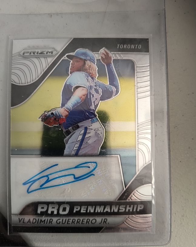 2020 Panini Prizm Pro Penmanship #PP-VGJ Vladimir Guerrero Jr. — front