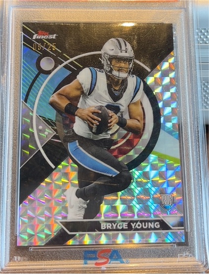 2023 Topps Finest #158 Bryce Young — front