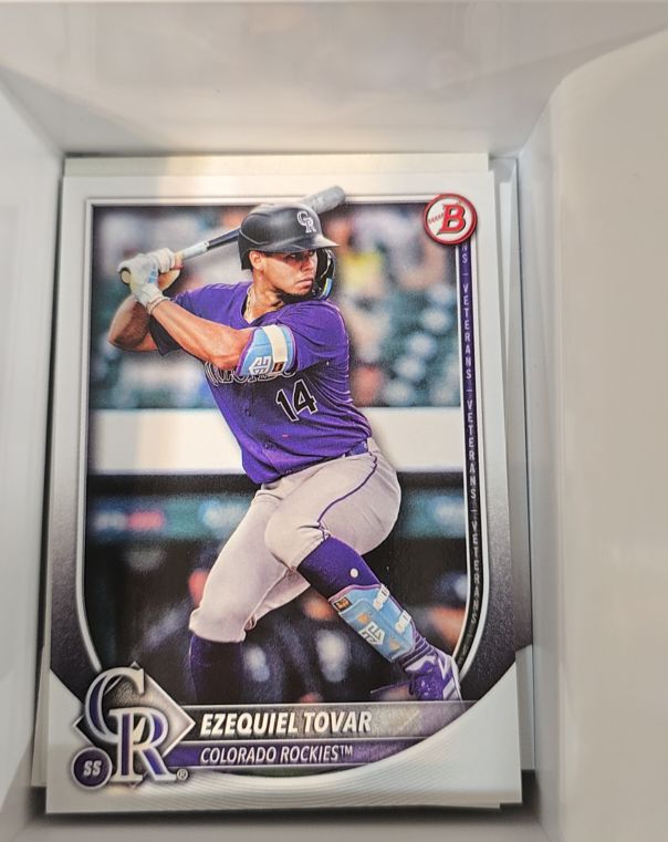 2025 Bowman #84 Ezequiel Tovar — front