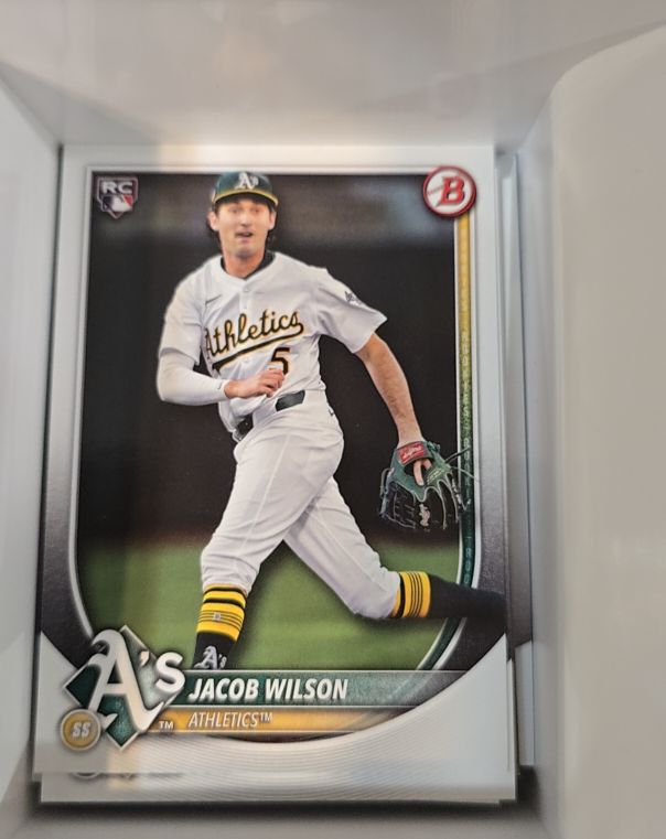 2025 Bowman #9 Jacob Wilson — front
