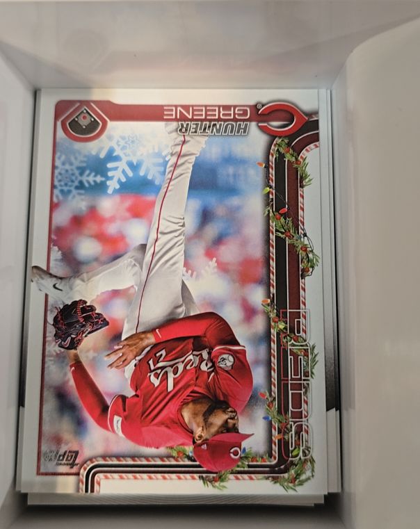 2025 Topps Holiday #H139 Hunter Greene — front