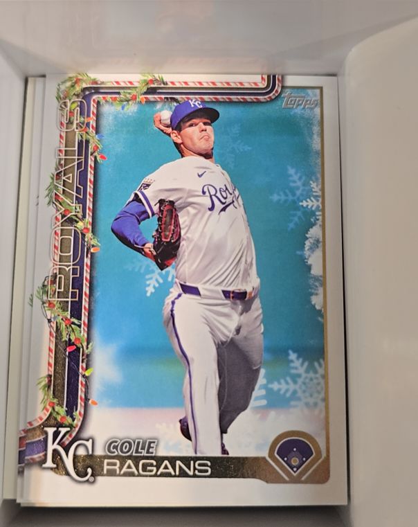 2025 Topps Holiday #H63 Cole Ragans — front