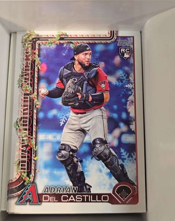 2025 Topps Holiday #H181 Adrian Del Castillo — front