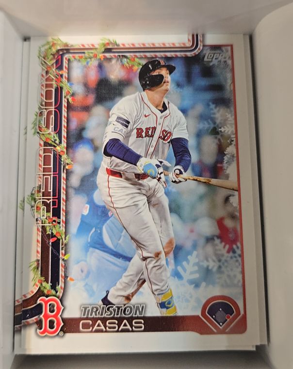 2025 Topps Holiday #H49 Triston Casas — front
