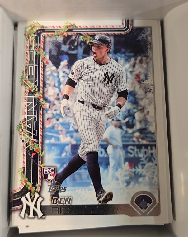 2025 Topps Holiday #H8 Ben Rice — front