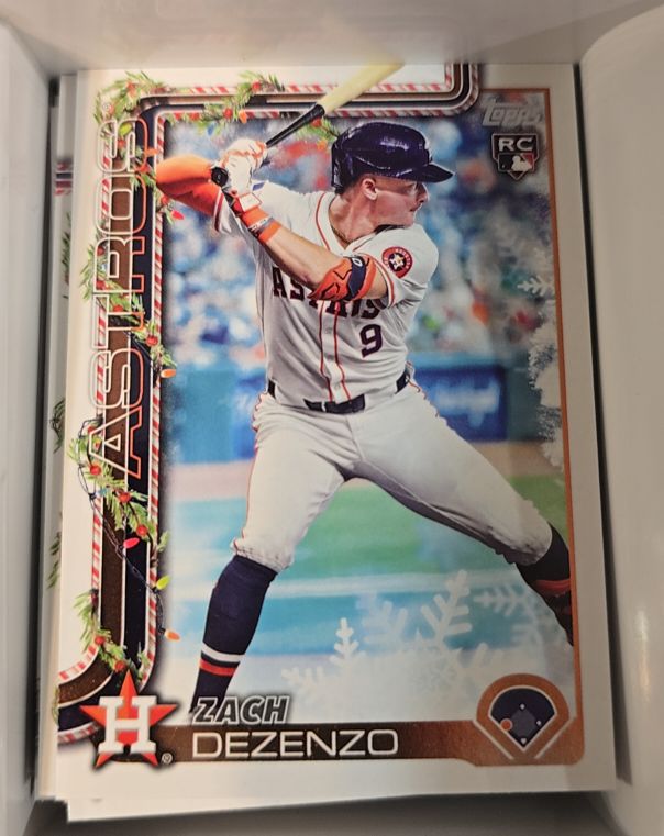 2025 Topps Holiday #H162 Zach Dezenzo — front