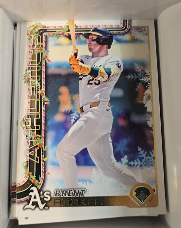 2025 Topps Holiday #H147 Brent Rooker — front