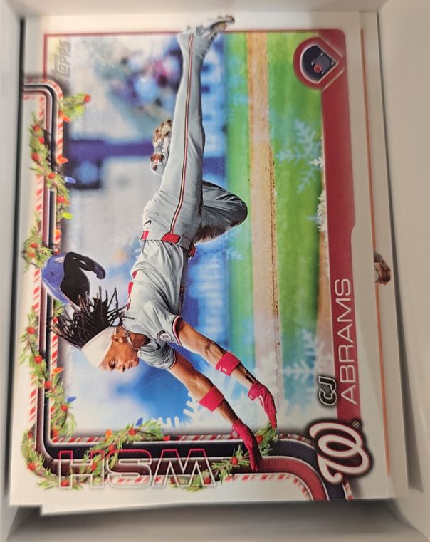 2025 Topps Holiday #H146 CJ Abrams — front