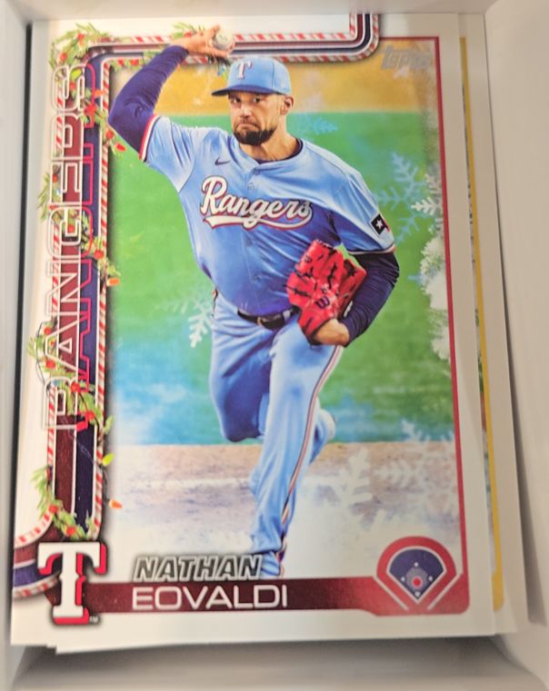 2025 Topps Holiday #H47 Nathan Eovaldi — front