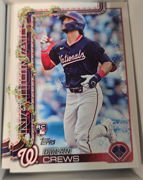 2025 Topps Holiday #H46 Dylan Crews — front