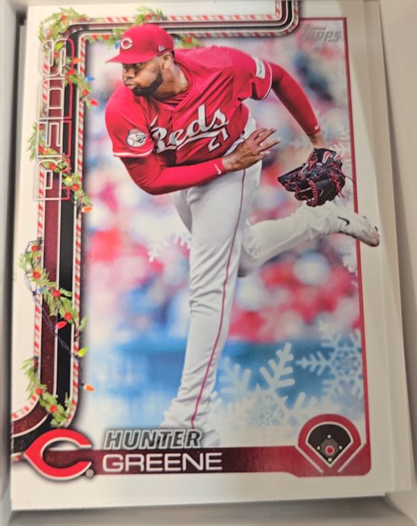 2025 Topps Holiday #H139 Hunter Greene — front