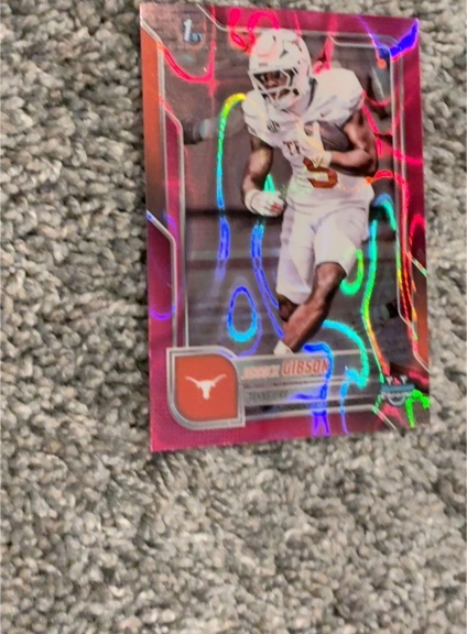 2025 Bowman Chrome University #12 Jerrick Gibson — front