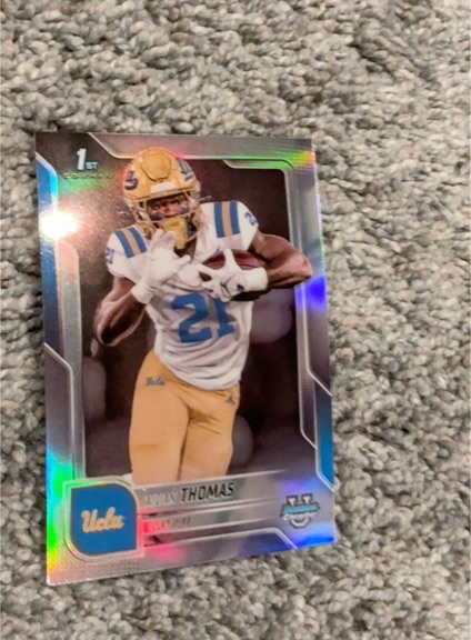 2025 Bowman Chrome University #47 Jaivian Thomas — front