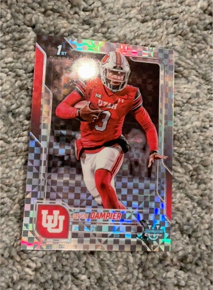 2025 Bowman Chrome University #3 Devon Dampier — front
