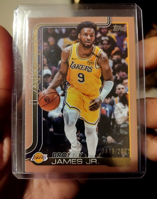 2025-26 Topps Basketball #152 Bronny James Jr. — front