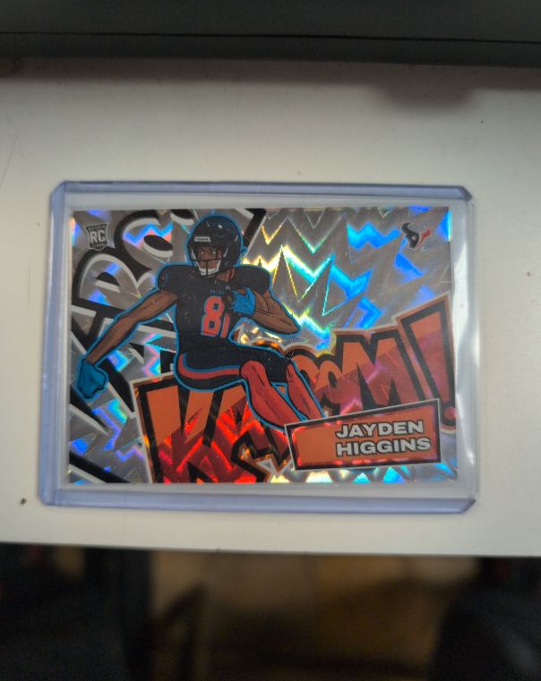 2025 Panini Absolute #36 Jayden Higgins Kaboom SSP Rookie — front