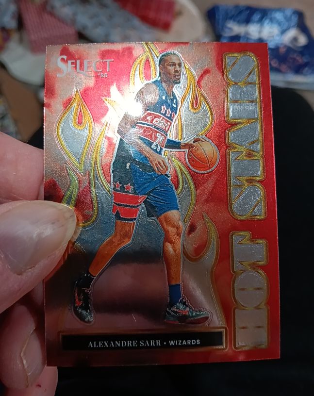 2024-25 Panini Select #10 Alexandre Sarr Hot Stars — front