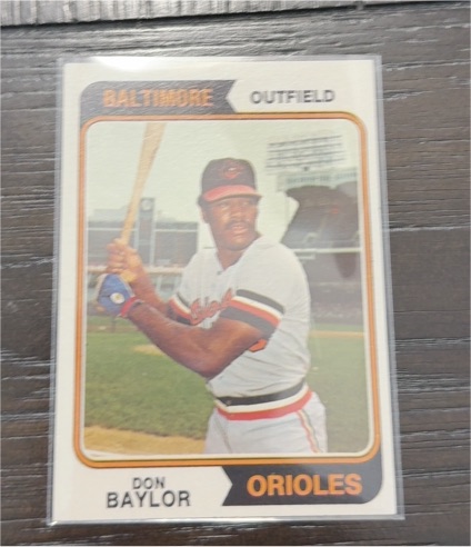 1974 Topps #187 Don Baylor — front