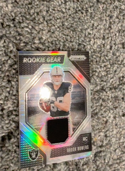 2024 Panini Prizm Rookie Gear #RG-BBS Brock Bowers — front