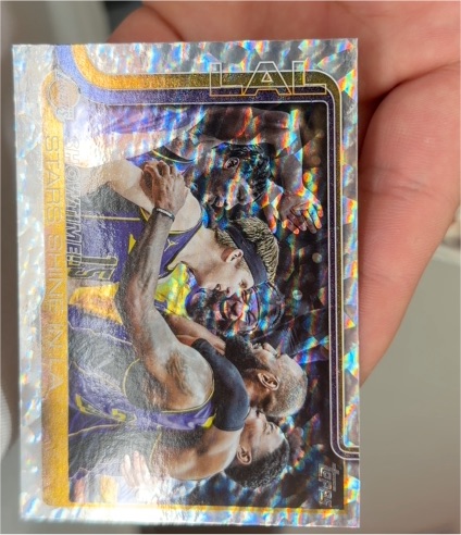 2025-26 Topps Showtime! Stars Shine in LA #293 LeBron James — front