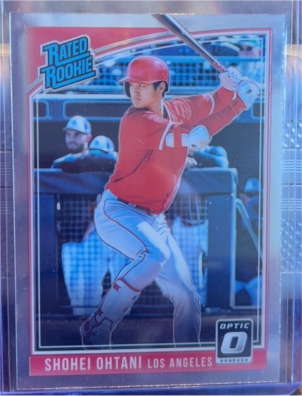 2018 Panini Donruss Optic #56 Shohei Ohtani Rated Rookie — front
