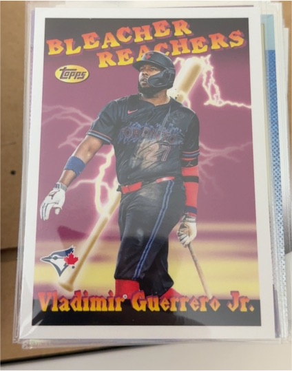2025 Topps Update #BR-9 Vladimir Guerrero Jr. Bleacher Reachers — front