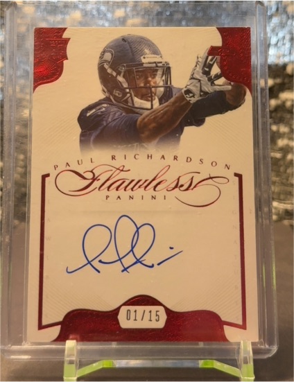 2014 Panini Flawless #01/15 Paul Richardson — front