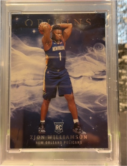 2019 Panini Origins #15 Zion Williamson Rookie Card — front