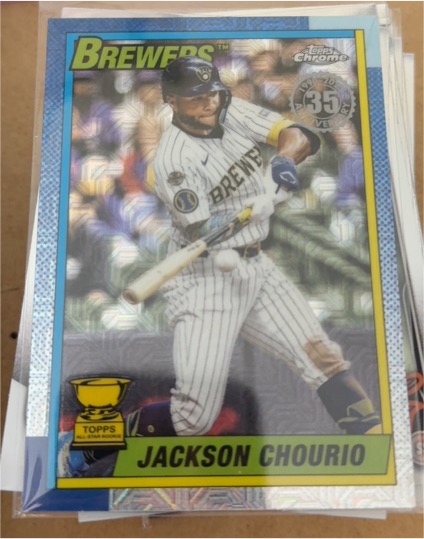 2025 Topps Update #U90C-35 Jackson Chourio — front
