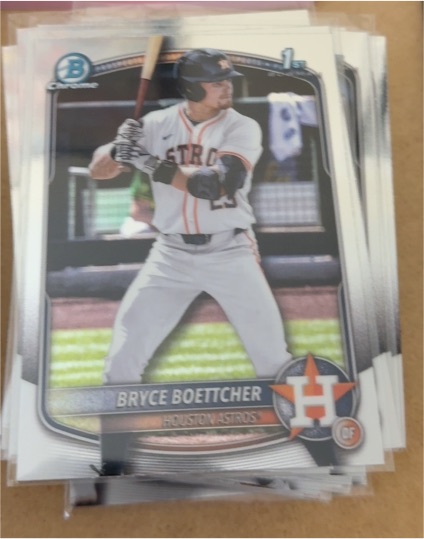 2025 Bowman Chrome #BCP-243 Bryce Boettcher — front
