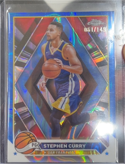 2023-24 Topps Chrome #30 Stephen Curry — front