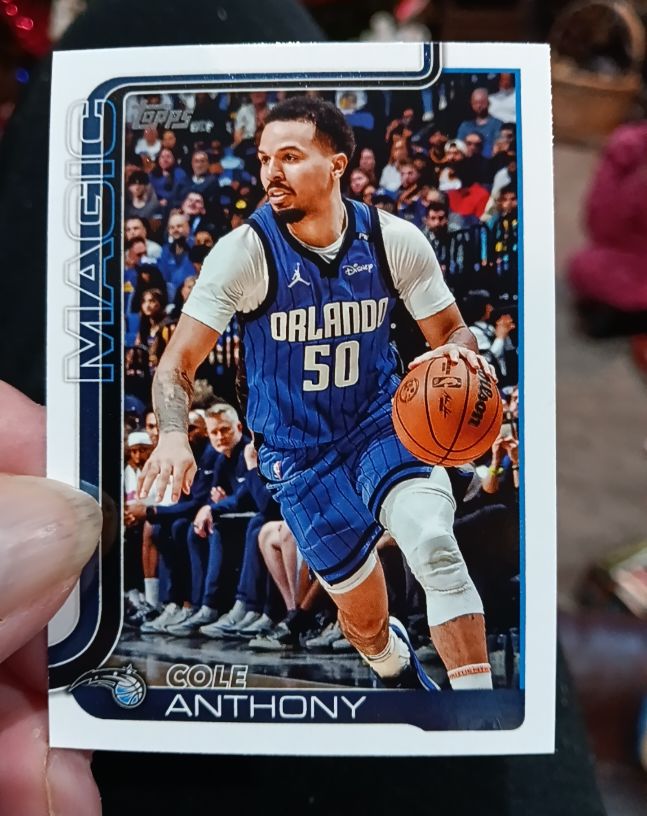 2025-26 Topps #91 Cole Anthony — front