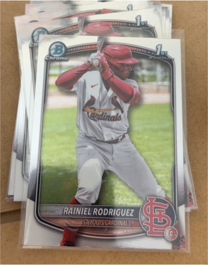 2025 Bowman Chrome #BCP-200 Rainiel Rodriguez — front